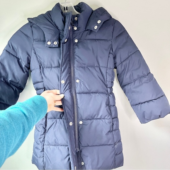 GAP Kids Primaloft Navy Puffer Coat - Picture 5 of 8